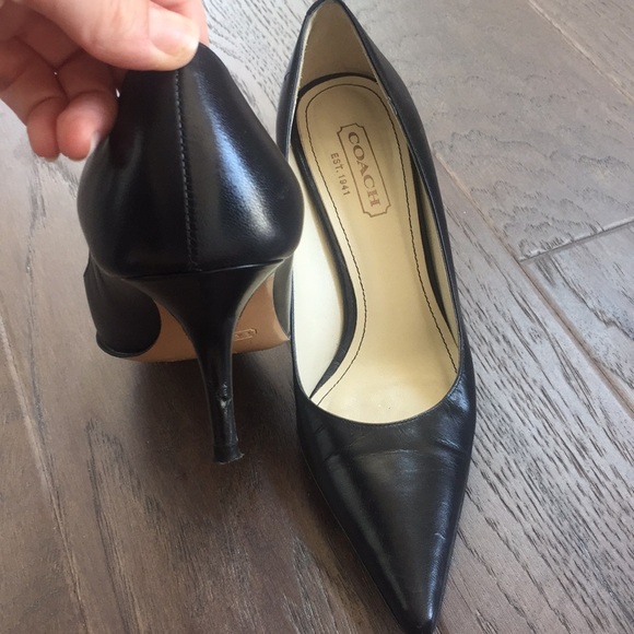 Coach Alison Kid Leather Pumps 7.5 - Picture 6 of 9